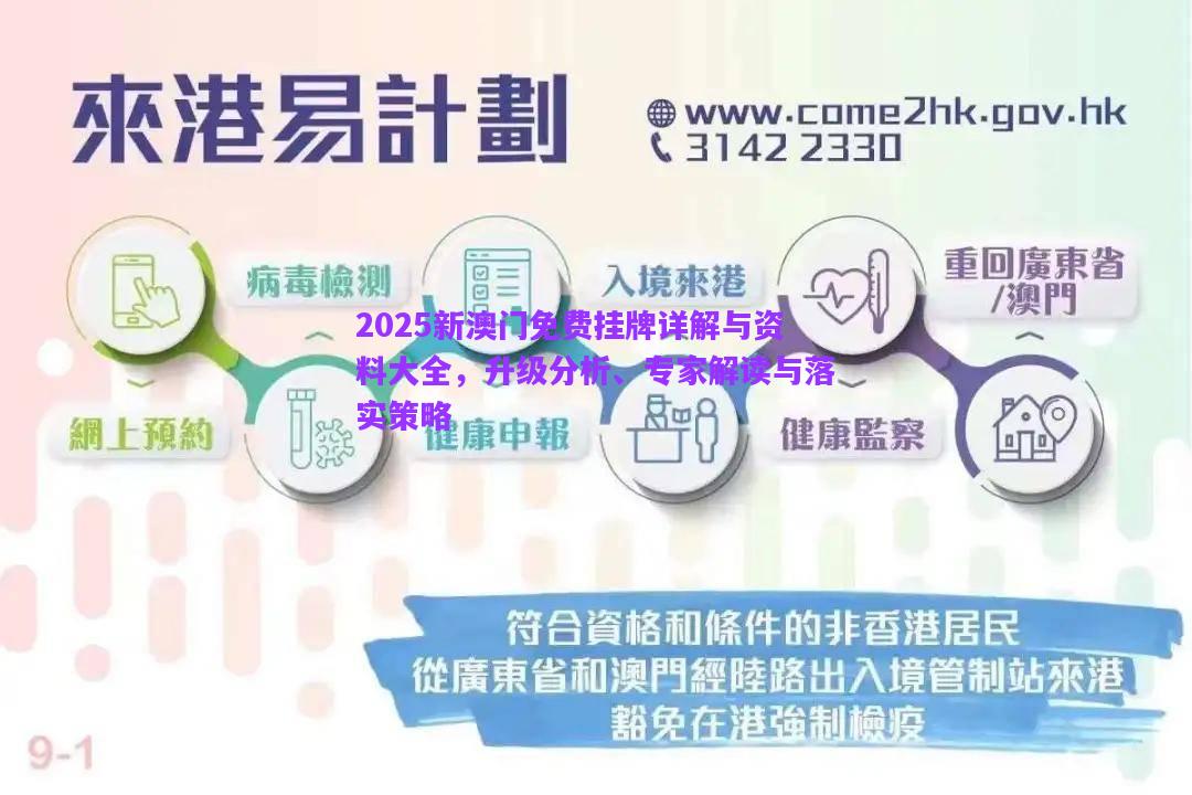 2025新澳門免費(fèi)掛牌詳解與資料大全，升級(jí)分析、專家解讀與落實(shí)策略
