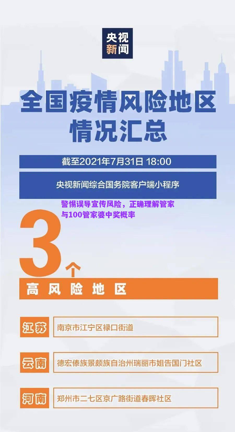 警惕誤導(dǎo)宣傳風(fēng)險(xiǎn)，正確理解管家與100管家婆中獎(jiǎng)概率