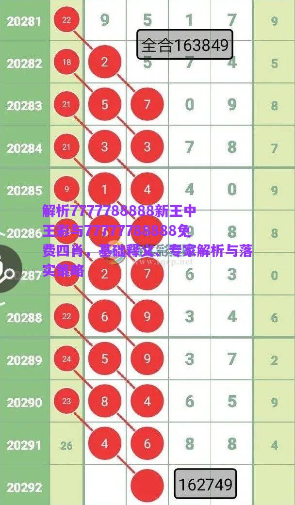 解析7777788888新王中王彩與77777788888免費四肖，基礎釋義、專家解析與落實策略