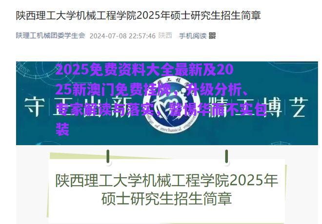 2025免費(fèi)資料大全最新及2025新澳門免費(fèi)掛牌，升級(jí)分析、專家解讀與落實(shí)，警惕華而不實(shí)包裝