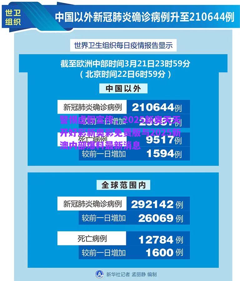 警惕虛假宣傳，2025新奧天天開好彩新奧彩免費(fèi)版與2025新澳內(nèi)部爆料最新消息