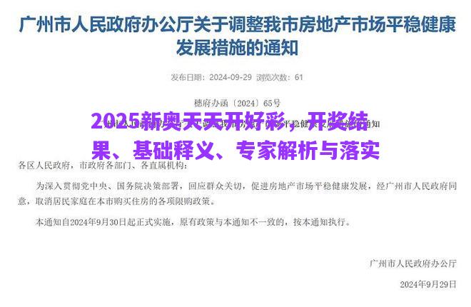 2025新奧天天開好彩，開獎(jiǎng)結(jié)果、基礎(chǔ)釋義、專家解析與落實(shí)